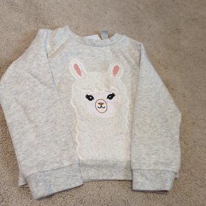 Llama toddler sweater